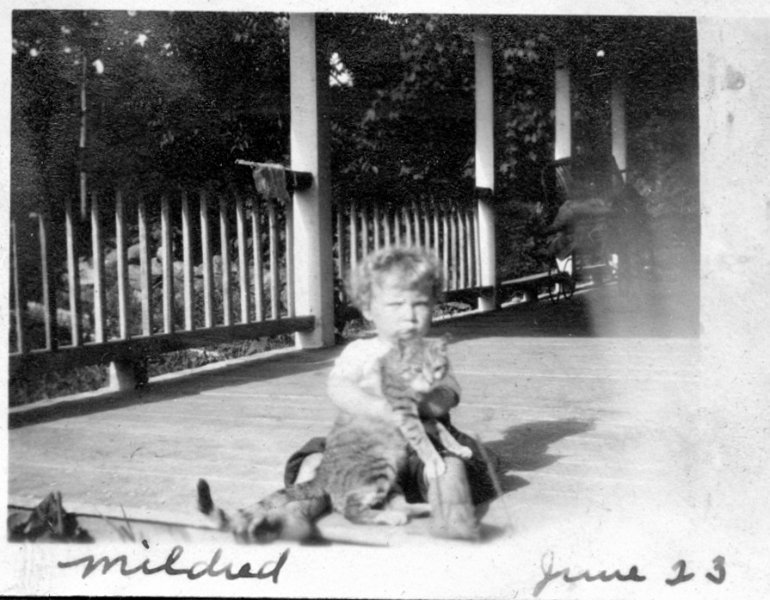 11 Mom & Cat - June 1923