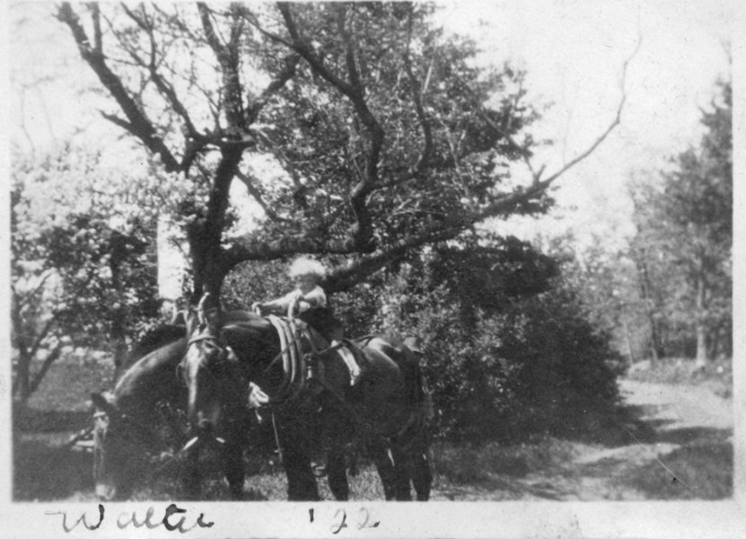 17 Walt on horses - 1922