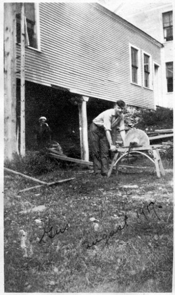 65 Gus at Grinding Wheel - Aug 1919 - West Hill